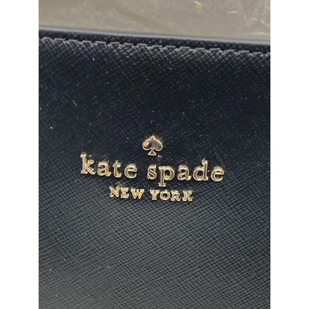 Kate Spade NEW YORK Perry Black Medium Satchel Crossbody Strap NWT $399 Purse‎